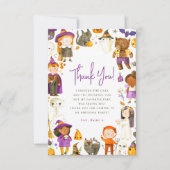 Soirée Costume Cute Halloween Anniversaire Merci (Devant)