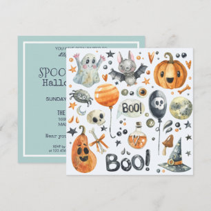 Soirée Costume Halloween Spooktacular   Invitation