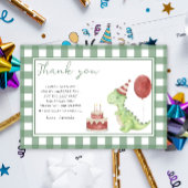 Soirée d'anniversaire de Cute Dinosaur merci