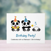 Soirée d'anniversaire de Cute Pandas (Neutre)