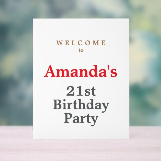 Soirée d'anniversaire minimaliste moderne (Neutre)