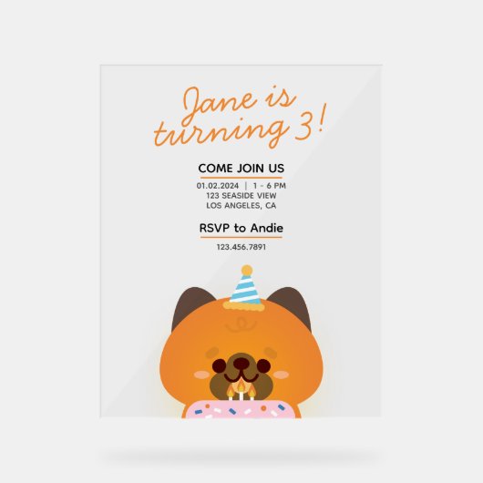 Soirée d'anniversaire très simple (Recto)