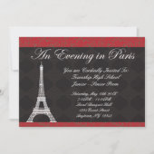 Soirée dans des invitations de bal d'étudiants de (Devant)