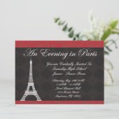 Soirée dans des invitations de bal d'étudiants de (Debout devant)