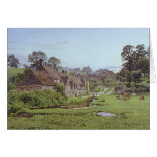Soirée dans la rangée d'Arlington, Bibury,