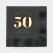 Soirée de 50 ans 50e anniversaire (Recto)