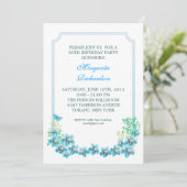 Soirée de 50e anniversaire élégantes invitations v (Debout devant)