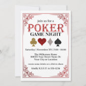 Soirée de jeu de cartes de poker (Devant)