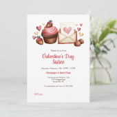 Soirée de la Saint Valentin Invitation (Debout devant)