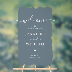 Soirée de mariage élégante Paint Dusty Blue