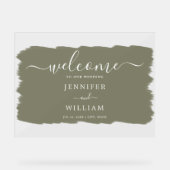 Soirée de mariage élégante Paint Sage (Recto)