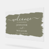 Soirée de mariage élégante Paint Sage (Angle)