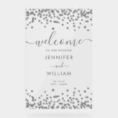 Soirée de mariage Parties scintillant argent éléga (Recto)