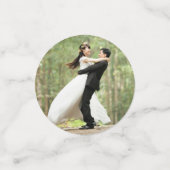 Soirée de mariage Personnalisé Photo Face Confetti (Petit recto)