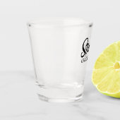 Soirée de mariage personnalisé verre de tir cadeau (Gauche)