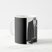Soirée de mariage Tuxedo Meilleur cadeau de Mug Ma (Devant gauche)