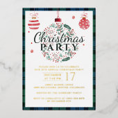 Soirée de Noël à la carte Rustic Campbell Tartan G (Recto)