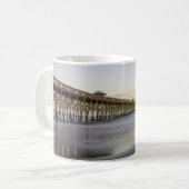 Soirée De Paix Sur Folly Beach Café Mug (Devant gauche)