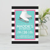 Soirée de patinage sur glace Invitations d'anniver (Debout devant)