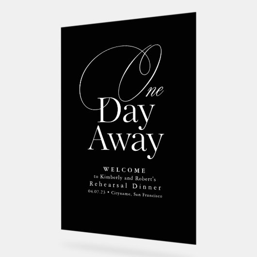 Soirée de répétition élégante Soirée noire (Angle)