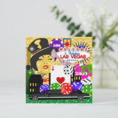 Soirée de Vegas - Invitation Casino / Poker (Debout devant)