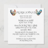 SOIRÉE DES DAMES, etc. Invitation (Dos)