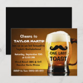 Soirée des garçons entre bières Invitation à la so (Devant / Derrière)