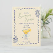 Soirée d'été Cocktail soirée Invitation (Debout devant)