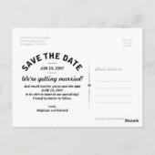 Soirée d'été Sunset Sea Enregistrer la date Carte (Dos)