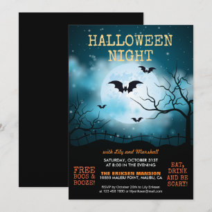 Soirée d'Halloween Invitation