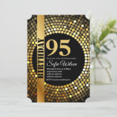 Soirée disco, or, 95 ans, invitation à la fête d'a (Debout devant)