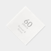 Soirée du 60e anniversaire moderne personnalisée (Droite)