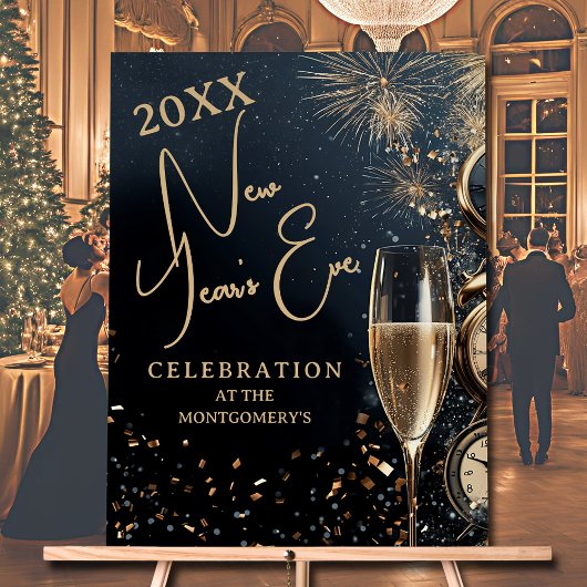 Soirée du Nouvel An Chic Champagne