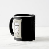 Soirée du Nouvel An sophistiquée, Mug noir et tan (Devant gauche)