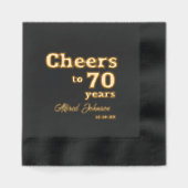 Soirée élégante à 70 ans 70e anniversaire (Recto)