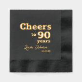 Soirée élégante à 90 ans 90ème anniversaire (Recto)