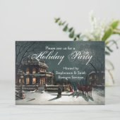 Soirée Elégante Vintage Fête Invitation (Debout devant)