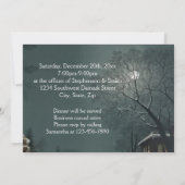 Soirée Elégante Vintage Fête Invitation (Dos)