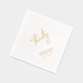 Soirée | Fête d'anniversaire adulte moderne 30e (Gauche)