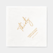 Soirée | Fête d'anniversaire adulte moderne 30e (Recto)