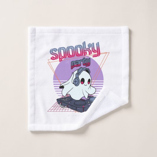 Soirée Halloween effrayante (Gant de toilette)