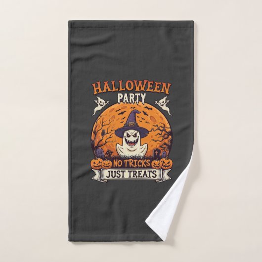 Soirée Halloween Pas de Farces Rien que des Friand (Serviette à main)