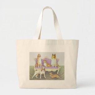 Soiree in de salon grote tote bag
