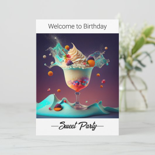 Soirée. Invitation originale. (Debout devant)