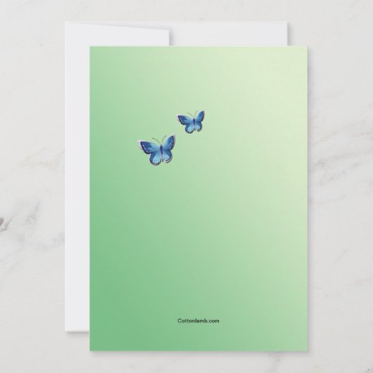 Soirée Jardin Nectar Invitation (Dos)