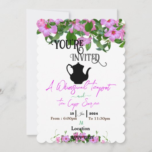 Soirée Kaart (Voorkant)