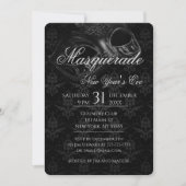 Soirée Masquerade Party Invitation (Devant)
