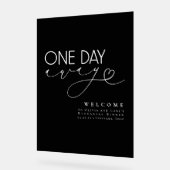 Soirée minimaliste élégante de répétition noire (Angle)