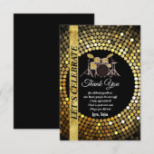 soirée musicale, batterie set adulte, carte de rem (Devant / Derrière)