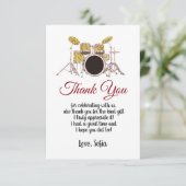 soirée musicale, batterie set adulte, carte de rem (Debout devant)